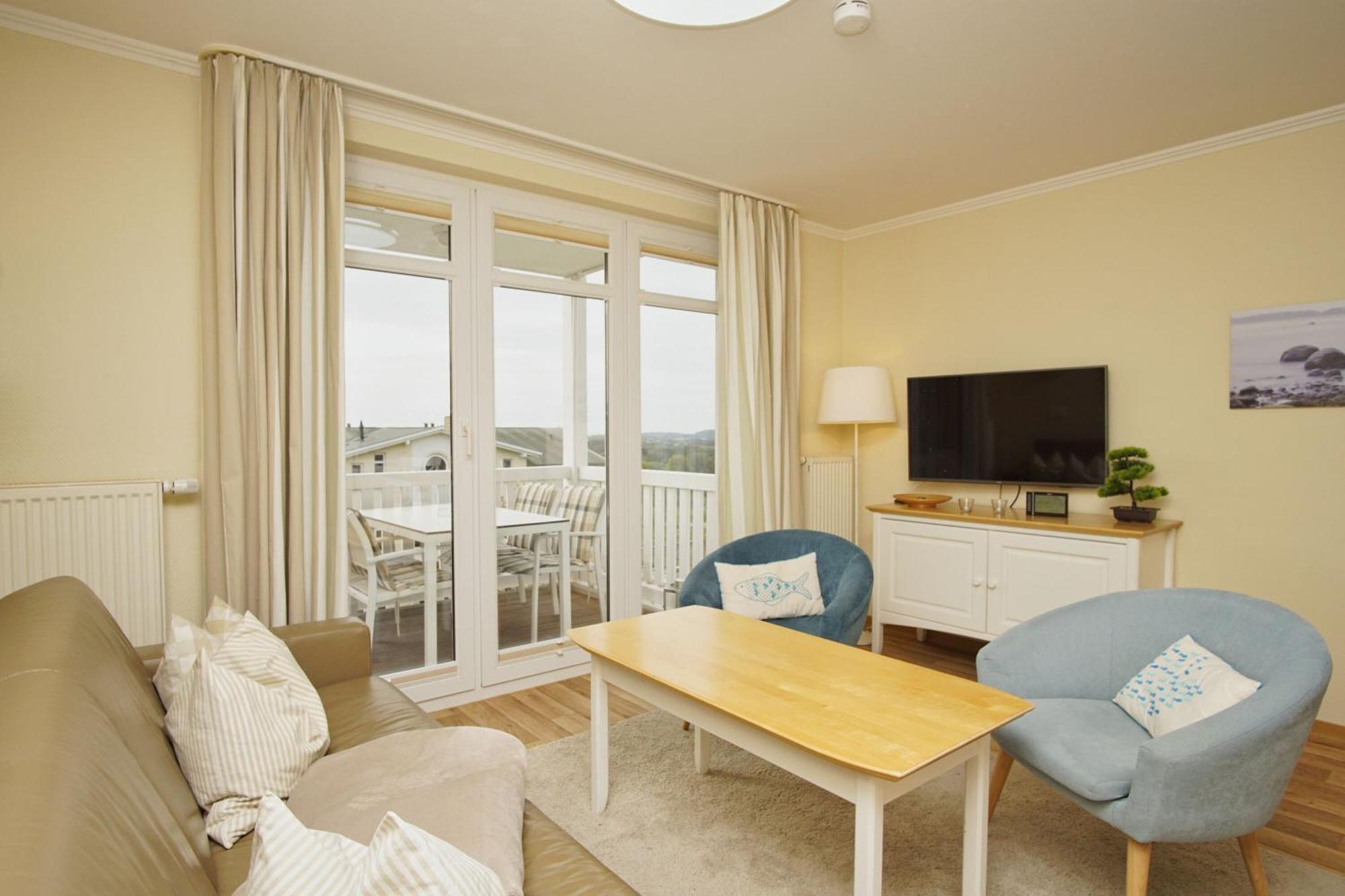 Mit Meerblick Und Balkon, Gratis Nutzung Vom Ahoi Erlebnisbad Und Sauna In Sellin - Meeresblick Fewo 38 Goehren  Exteriör bild